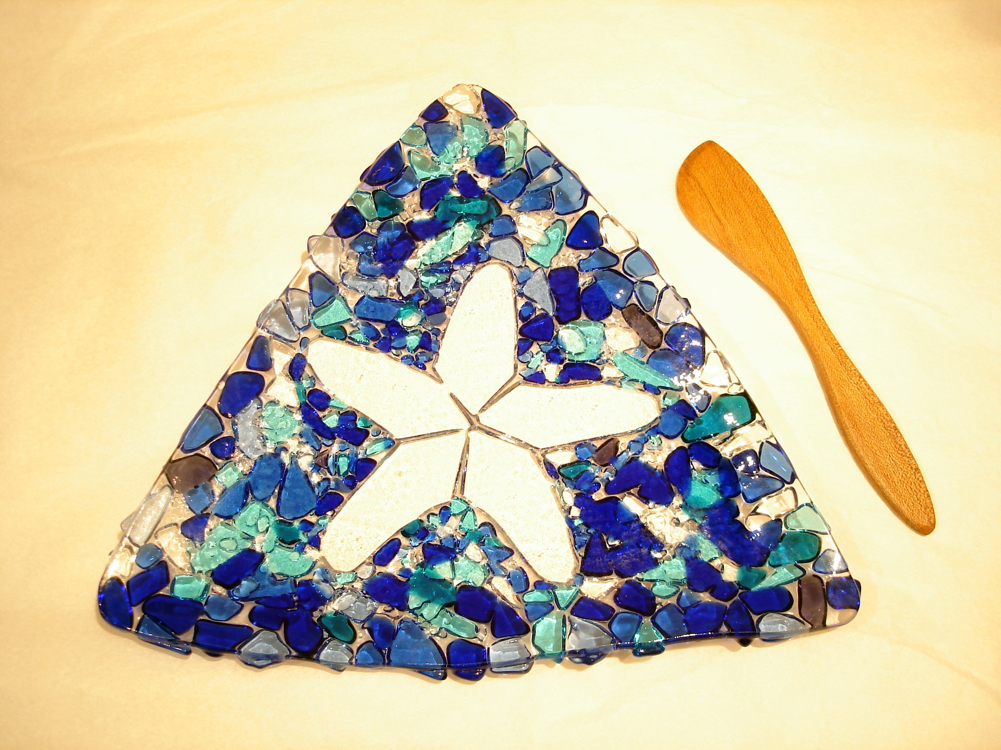 Blue Starfish Pate Plate